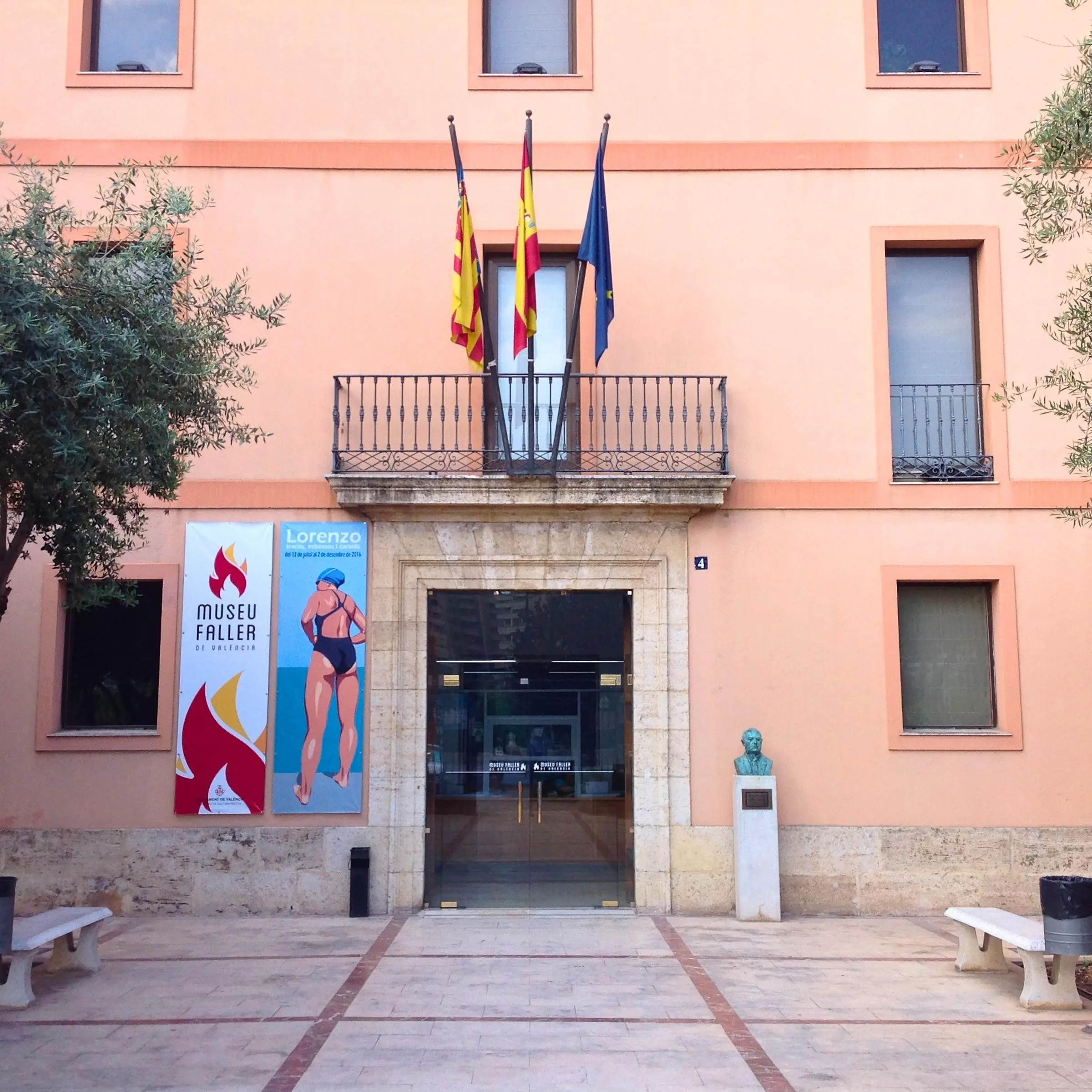 Fallas Museum Entrance The main entrance to the Fallas Museum in Valencia