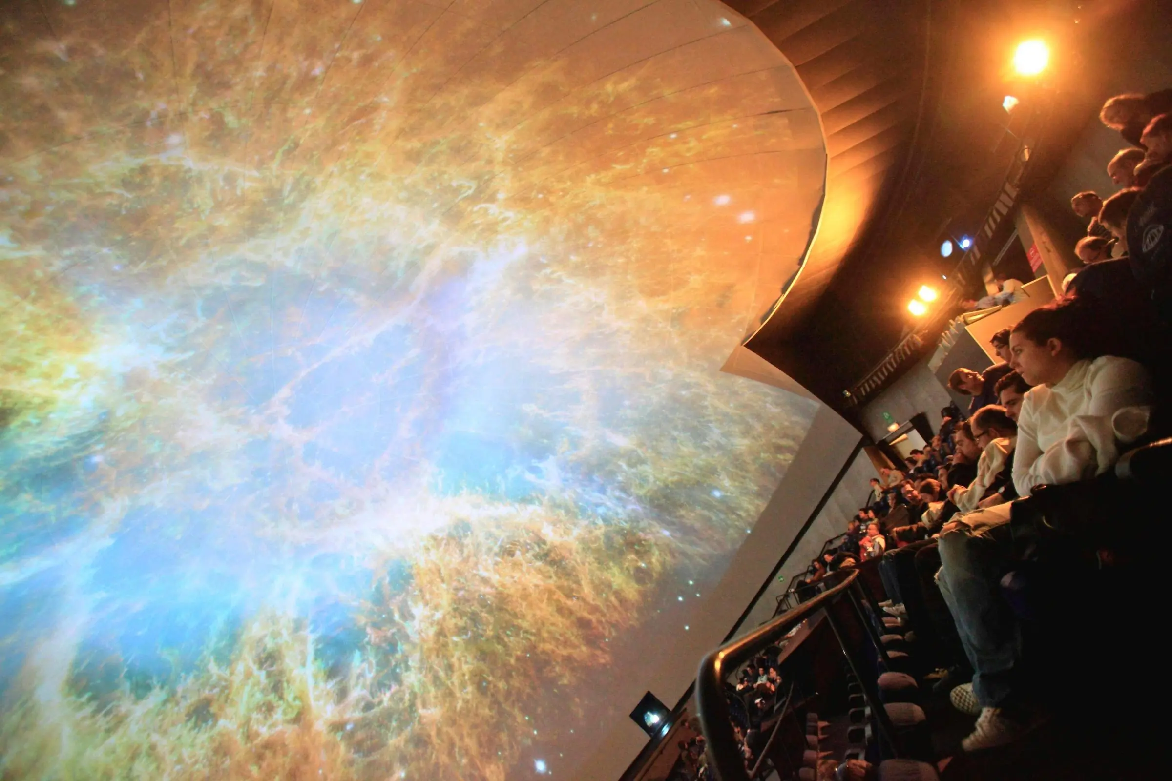Interior of the Hemisferic IMAX dome